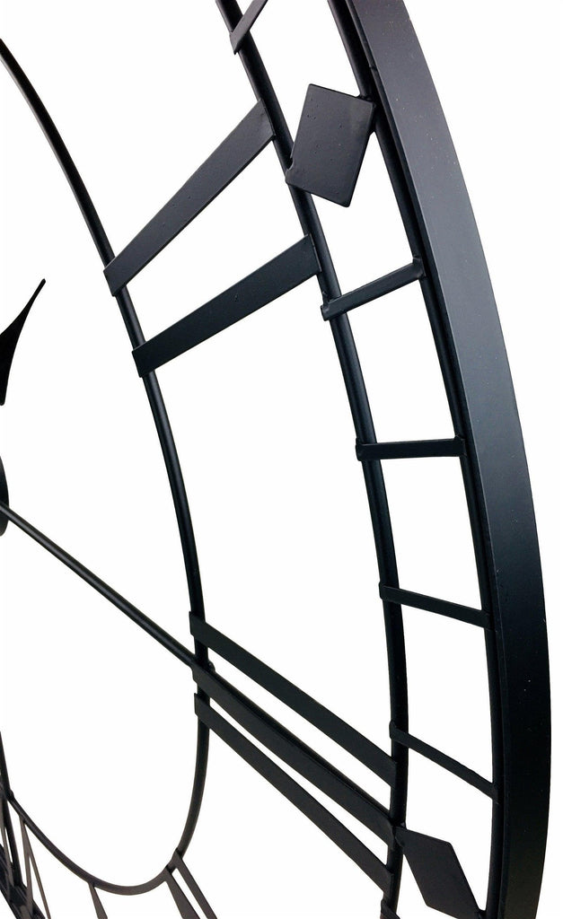 Black Roman Numeral Clock 88cm - Shades 4 Seasons
