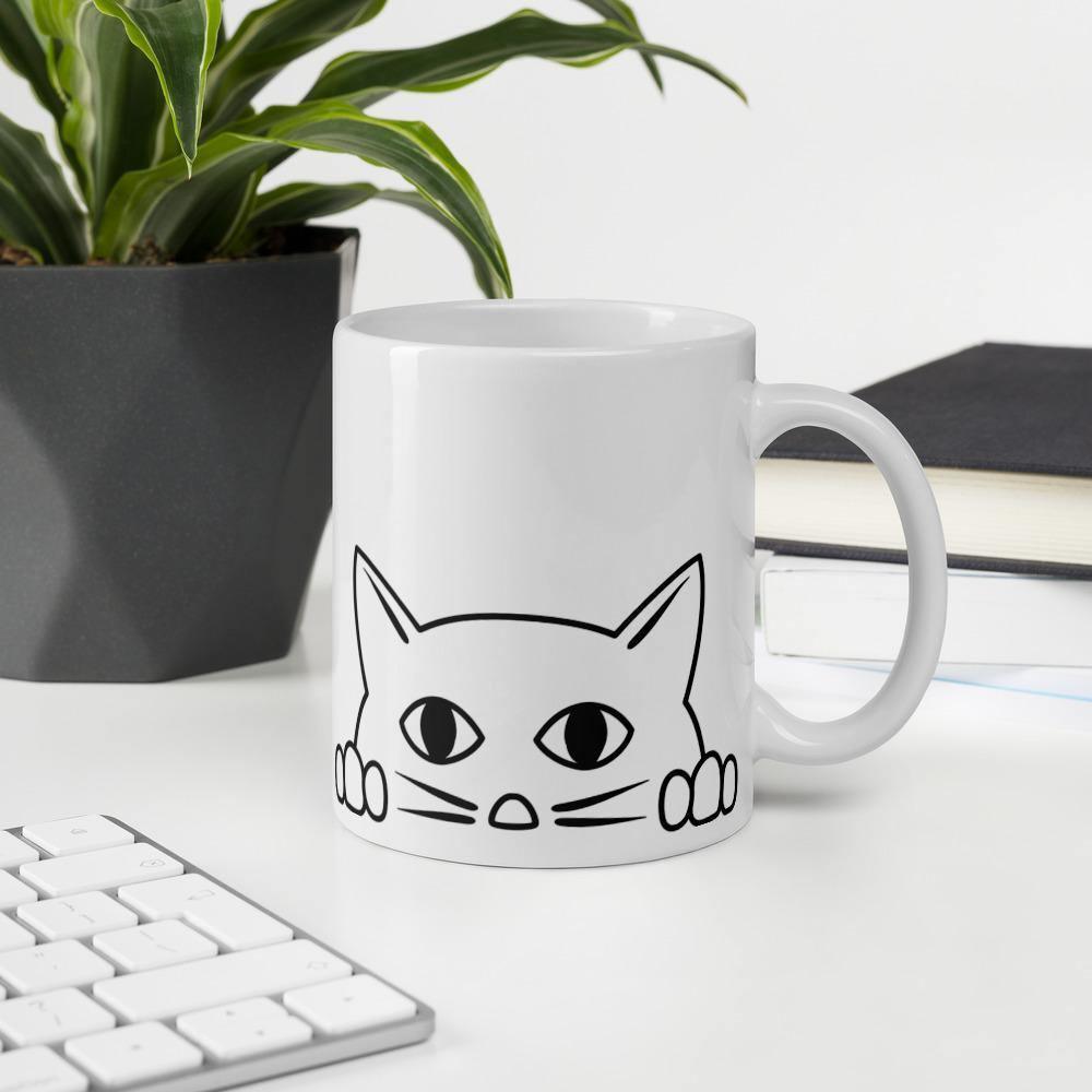 Cat Fabulous Cat Mug - Black or White 11oz white Shades 4 Seasons