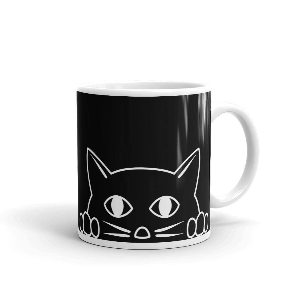 Cat Fabulous Cat Mug - Black or White 11 oz black Shades 4 Seasons