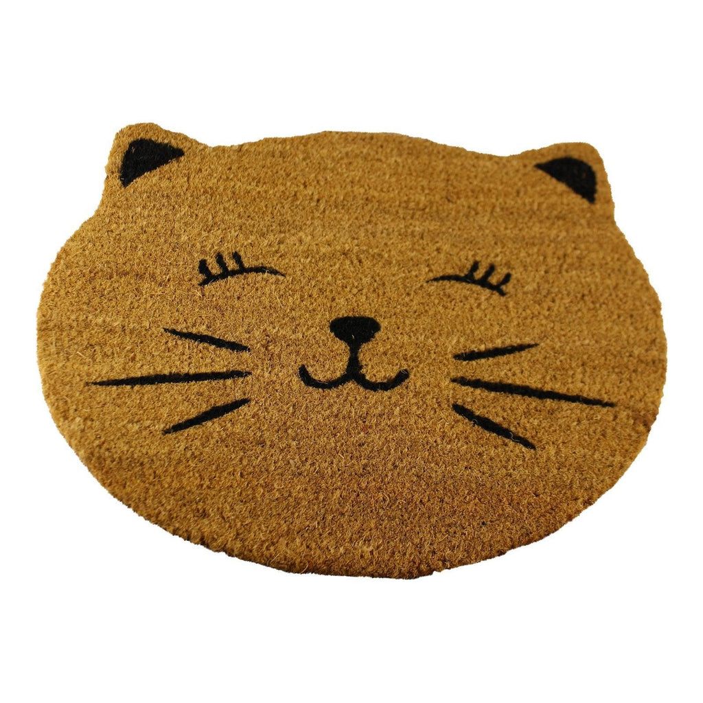 Coir Doormat, Cat Design - Shades 4 Seasons