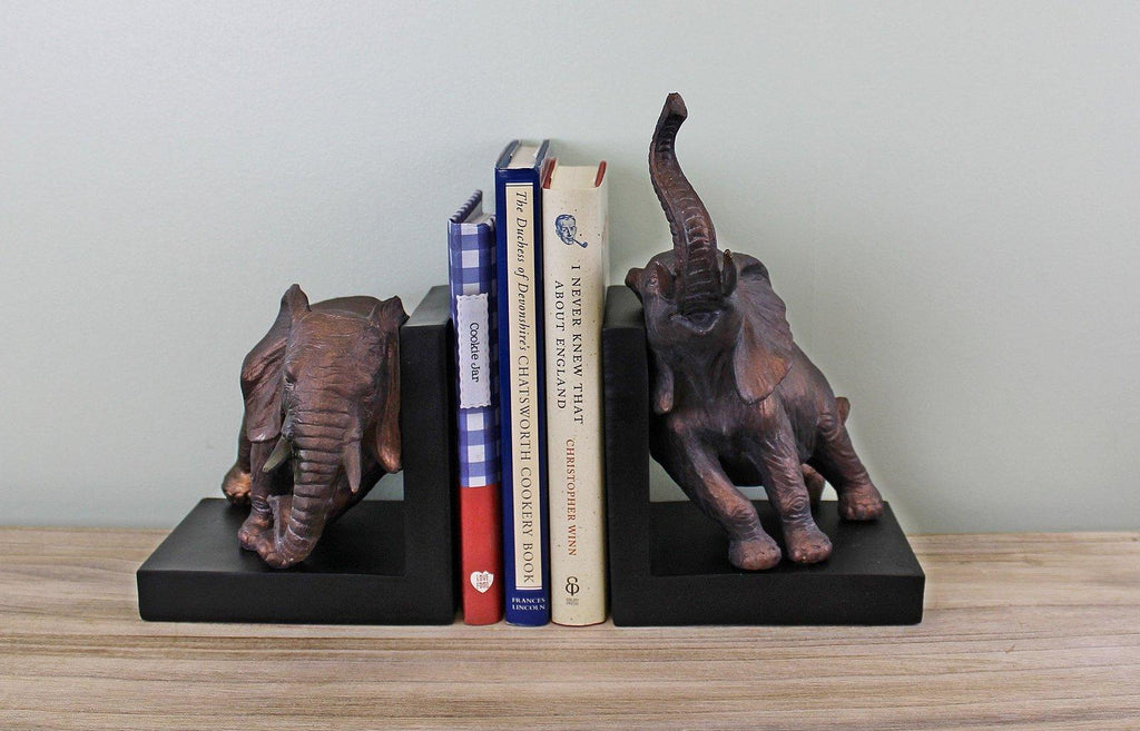 Decorative Bookends, Elephant Design - Shades 4 Seasons