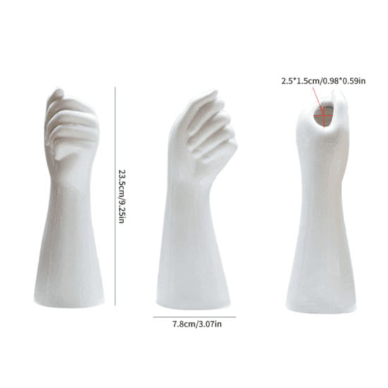 Decorative, Hand Shaped, Ceramic Vase - Shades4Seasons