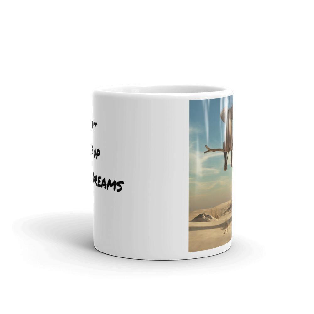 Don't give up on your dreams ceramic coffee mug Shades 4 Seasons