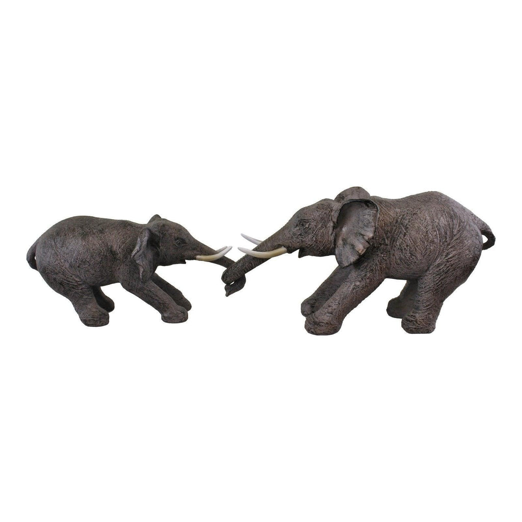Elephants Holding Trunks Ornament - Shades 4 Seasons