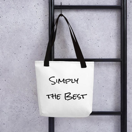 Shades 4 Seasons Simply The Best Fabric Tote Bag Black Shades 4 Seasons