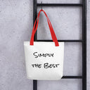 Shades 4 Seasons Simply The Best Fabric Tote Bag Red Shades 4 Seasons