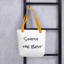 Shades 4 Seasons Simply The Best Fabric Tote Bag Yellow Shades 4 Seasons