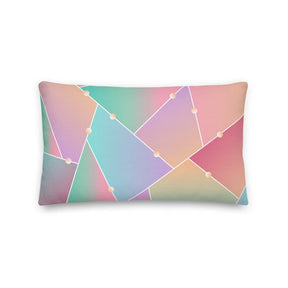 Geometric Colourful Couch Cushion 20×12 Shades 4 Seasons