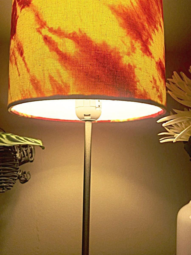 Hand Dyed Batik Fabric Summer Sunset Drum Lampshade Shades 4 Seasons