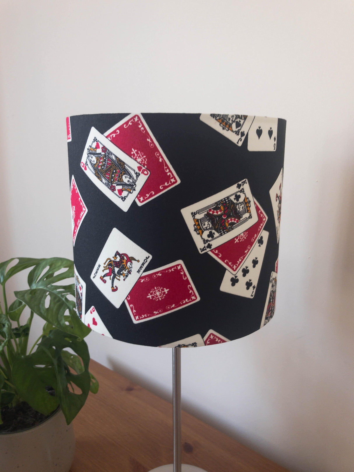Play Your Cards Right Handmade Drum Lampshade Shades 4 Seasons