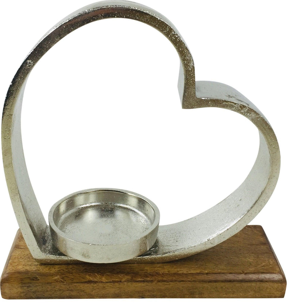 Heart Tea Light Holder 28cm - Shades 4 Seasons