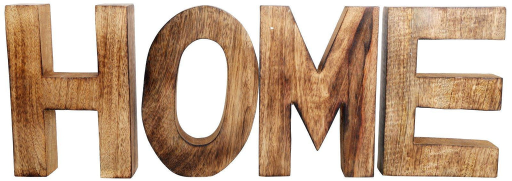 HOME Wooden Letters Sign - Shades 4 Seasons