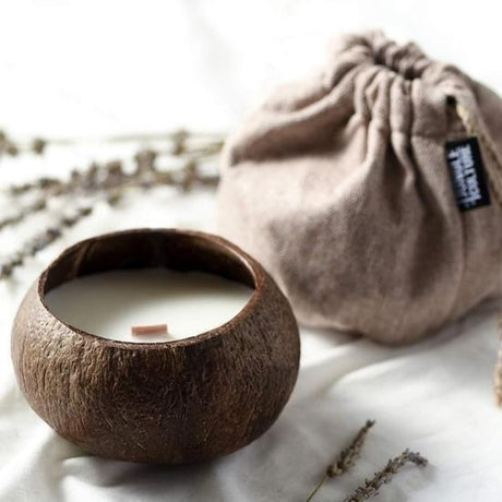 Shades 4 Seasons Coconut Shell Candle with Natural Scent Shades 4 Seasons