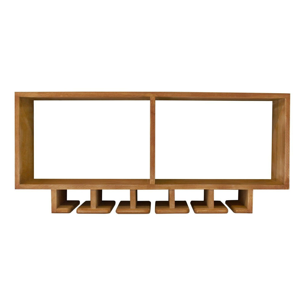 Kitchen Shelving Unit With Storage For Wine Glasses - Shades 4 Seasons