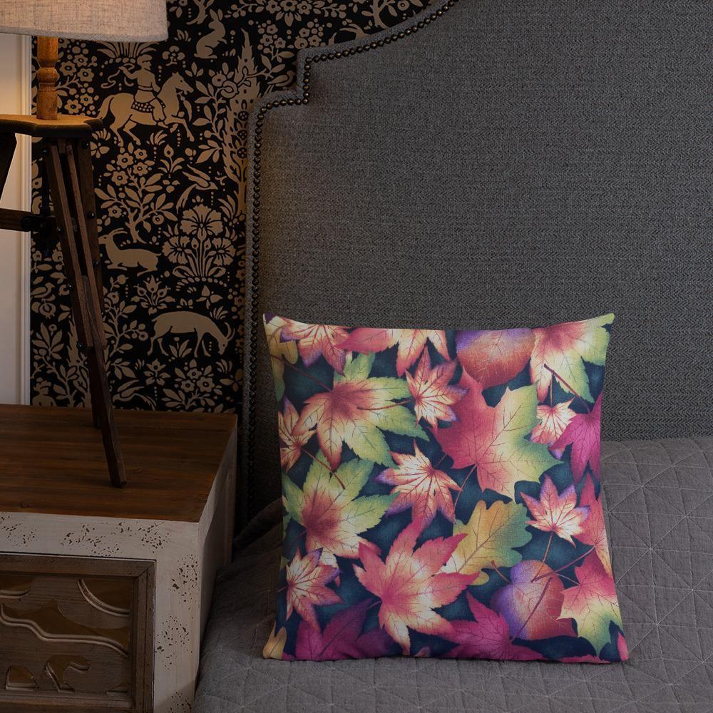 Premium Couch Cushion / Pillow - Maple Leaf Design - Shades 4 Seasons