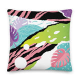 Shades 4 Seasons Colorful Abstract Couch Cushion 22×22 Shades 4 Seasons