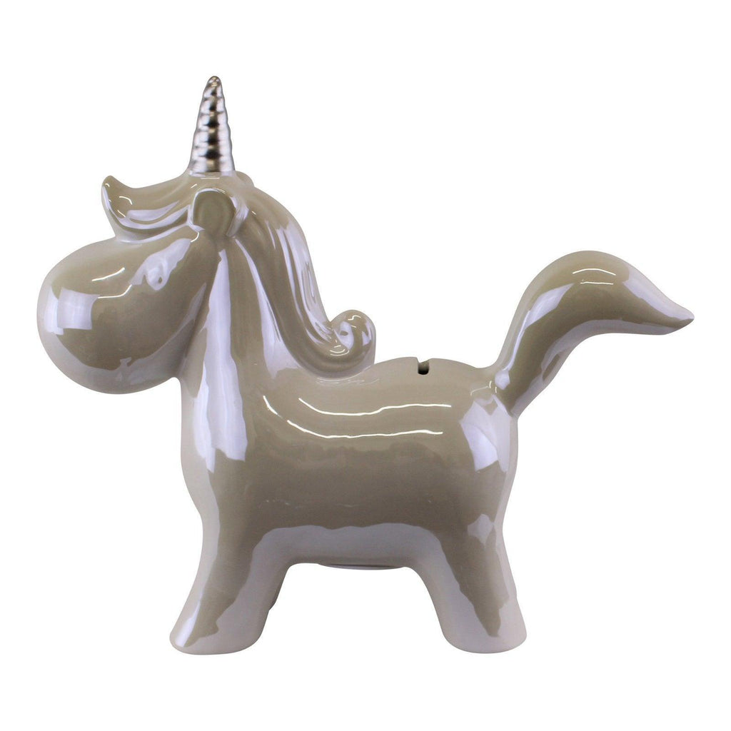 Pearlised Ceramic Unicorn Money Box - Shades 4 Seasons