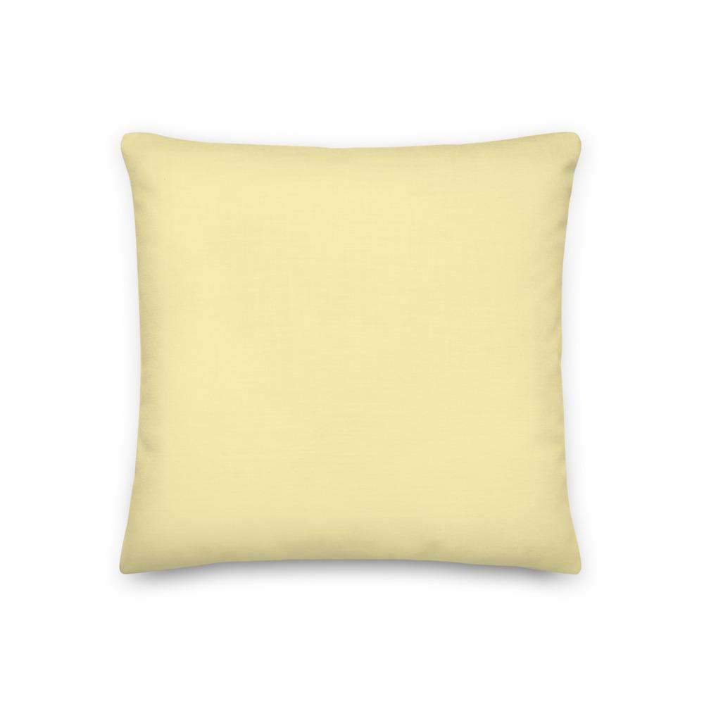 Pink and Yellow Couch Cushion / Pillow - Shades 4 Seasons