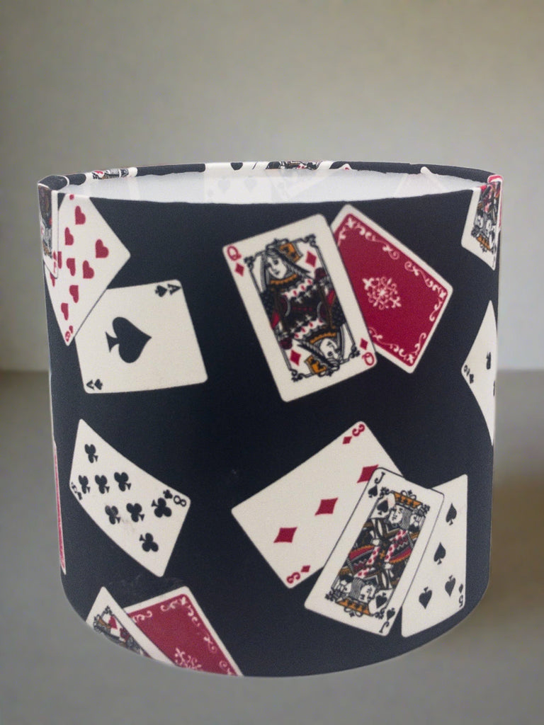 Handmade Drum Lampshade, Play Your Cards Right, Shades4Seasons