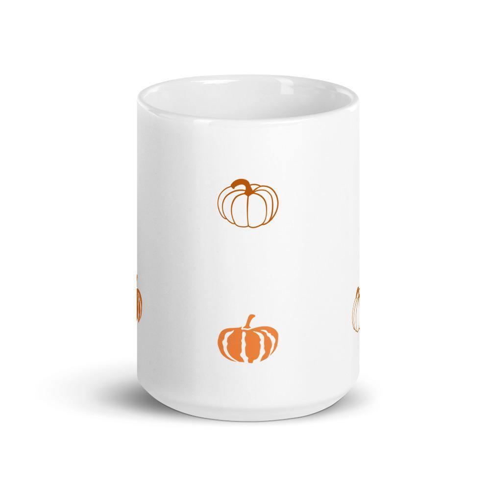 Pumpkin glossy ceramic coffee mug - Shades 4 Seasons