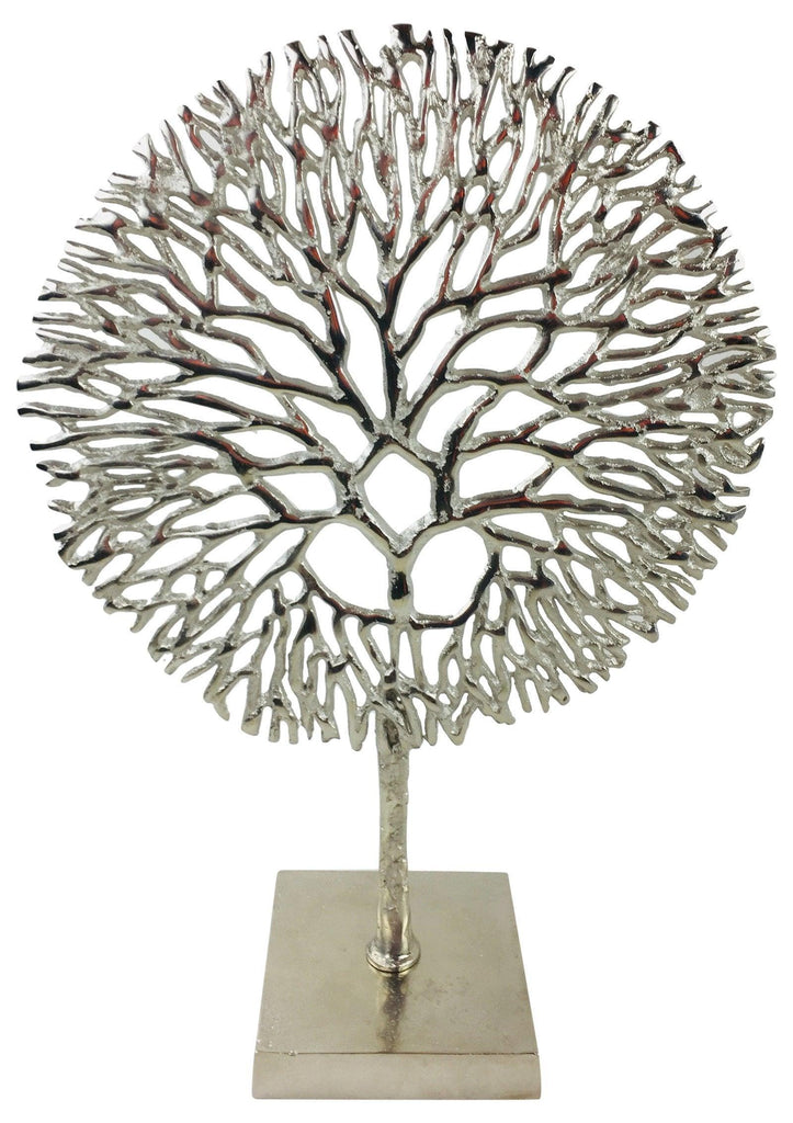 Silver Coral Sculpture - Shades 4 Seasons