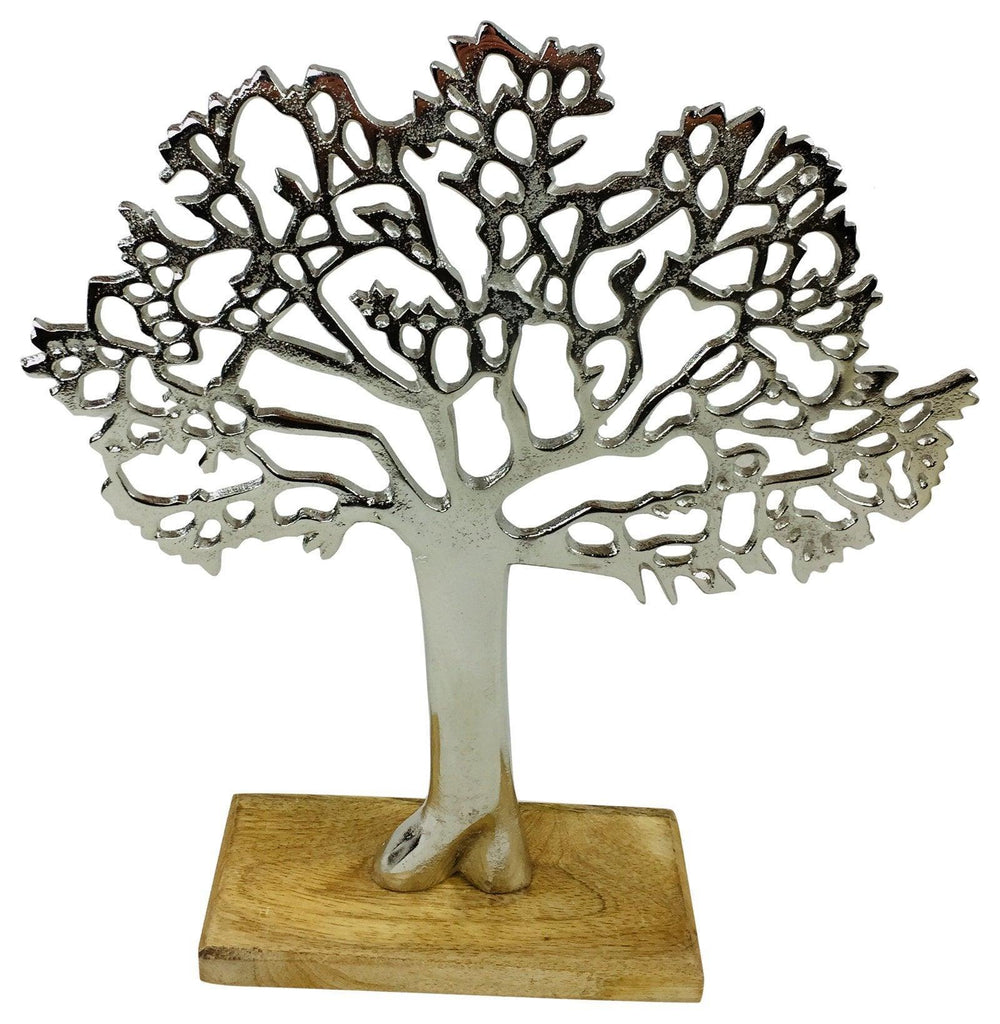 Silver Tree Ornament 26.5cm - Shades 4 Seasons