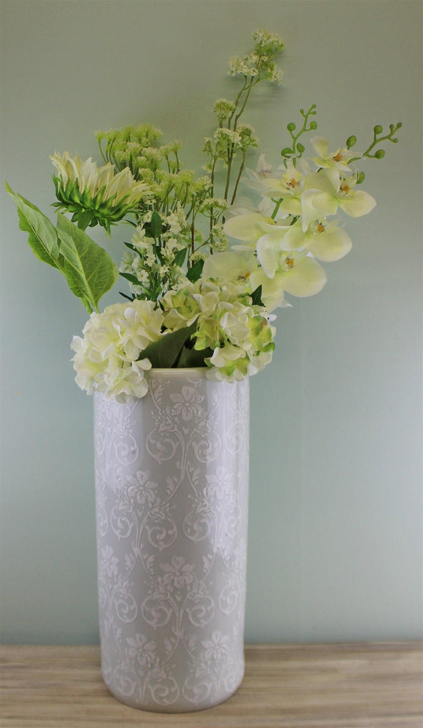 Single Hydrangea Spray, Cream Flower, 49cm - Shades 4 Seasons