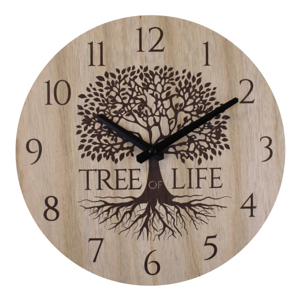 Small Tree Of Life Clock 30cm - Shades 4 Seasons