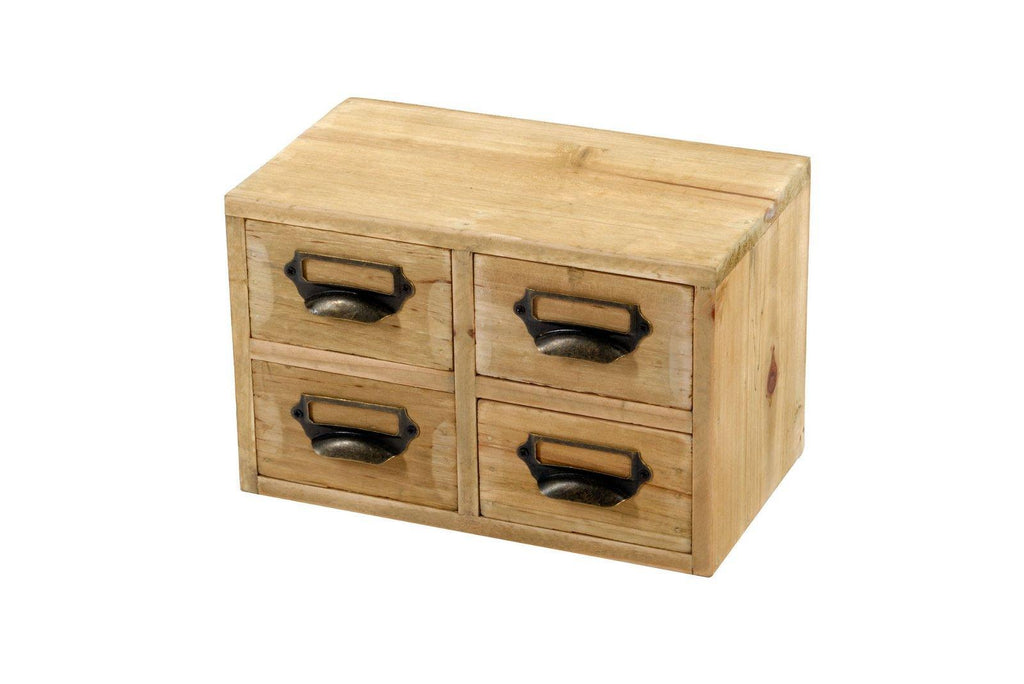 Storage Drawers (4 drawers) 25 x 15 x 16 cm - Shades 4 Seasons