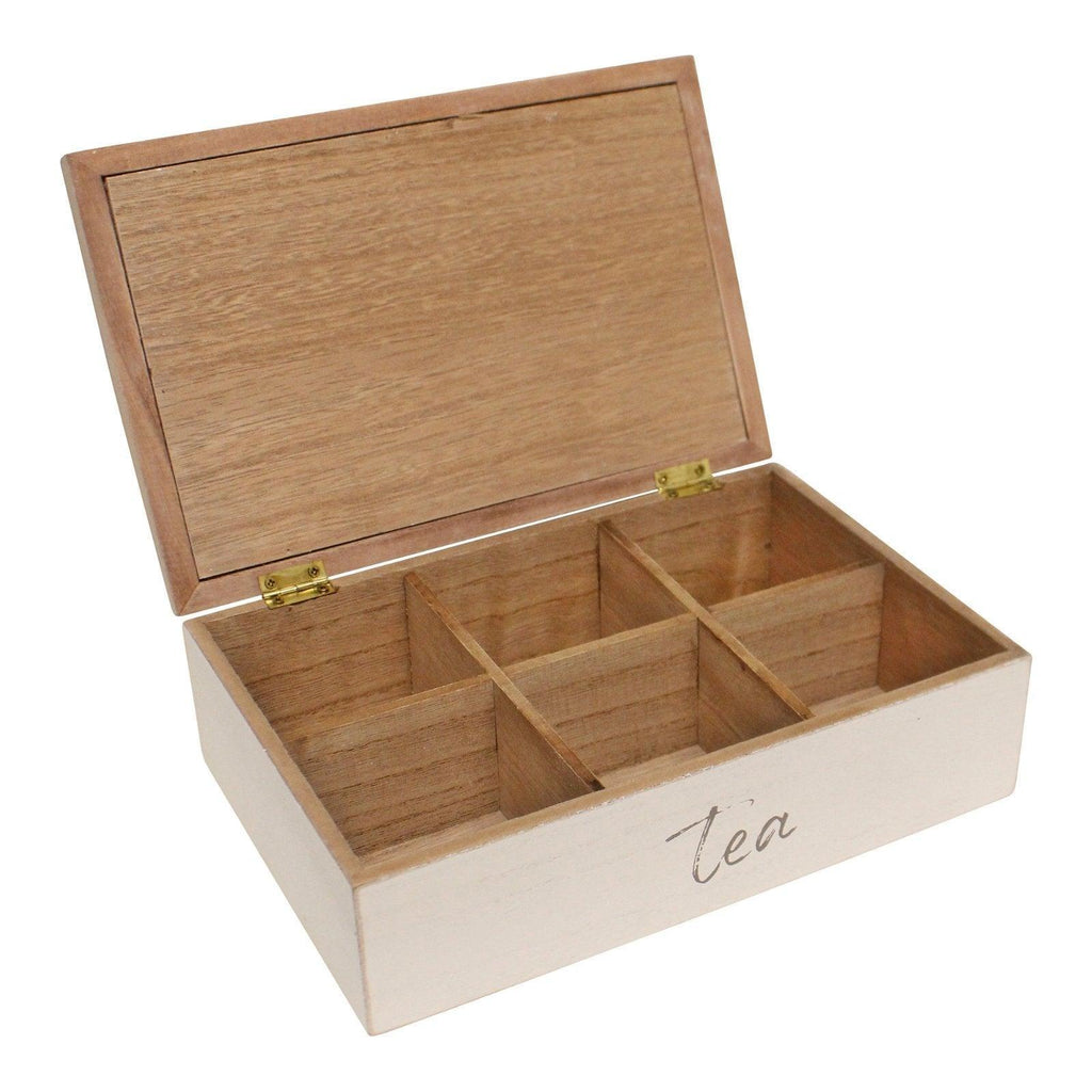 Tea Box, Wooden Houses Design, 24x16cm. - Shades 4 Seasons