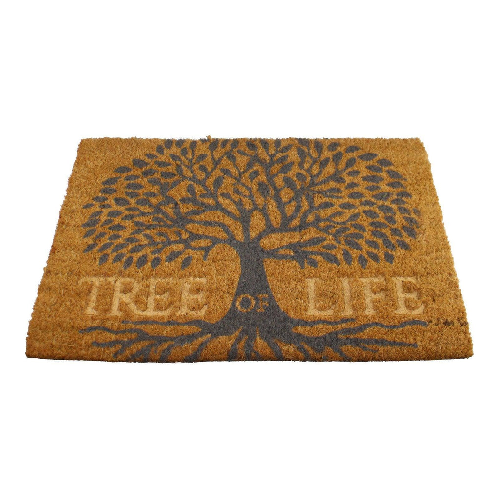 Tree Of Life Design Coir Doormat, 60x40cm - Shades 4 Seasons