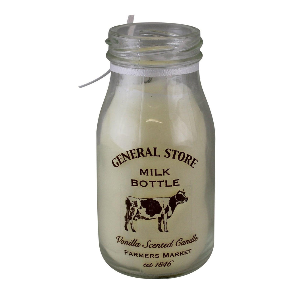 Vanilla Scented Milk Bottle Candle - Shades 4 Seasons