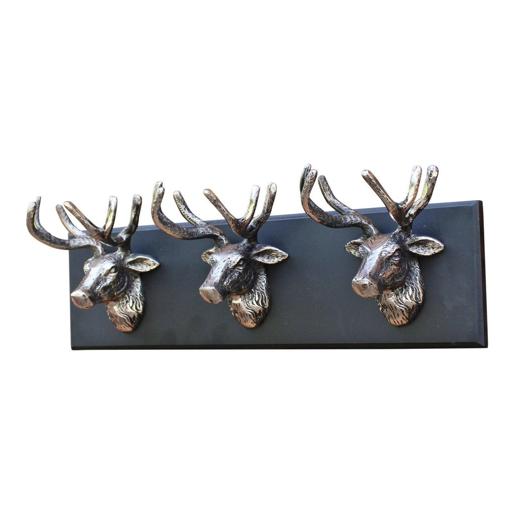 Wall Hanging Triple Stag Head Ornament - Shades 4 Seasons