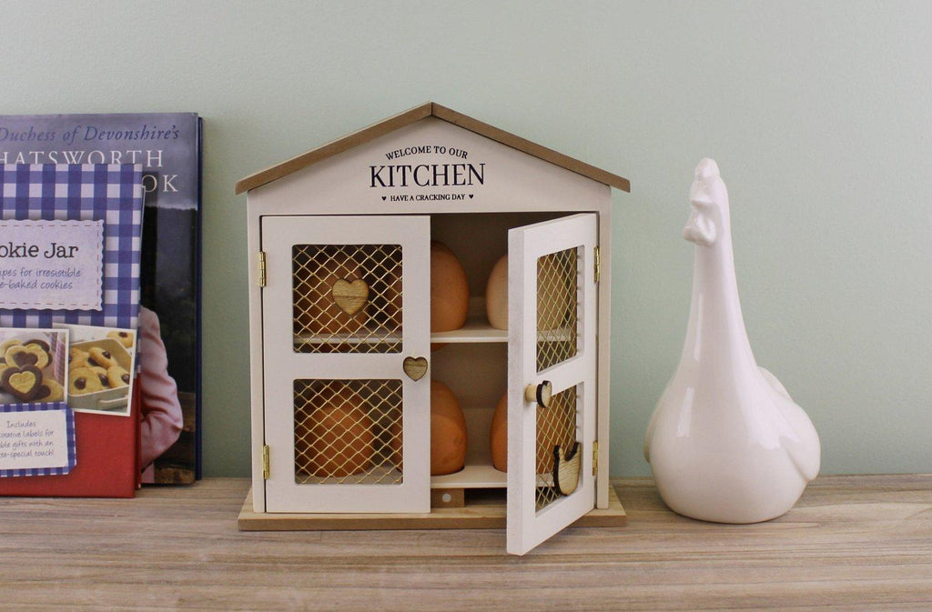 Welcome To Our Kitchen Egg House, Storage - Shades 4 Seasons