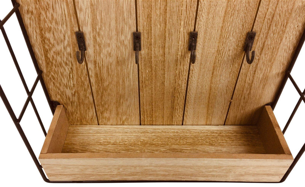 Wood & Wire House Key Storage Unit - Shades 4 Seasons