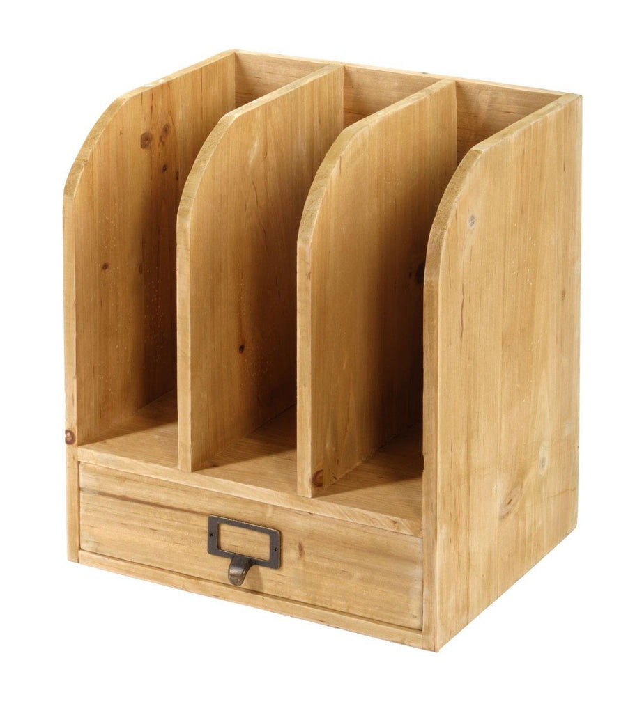 Wooden Files with Drawer 30 x 23 x 35 cm - Shades 4 Seasons